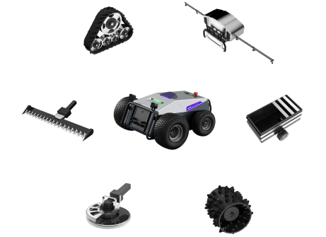 Multi module PANDAG lawn mower